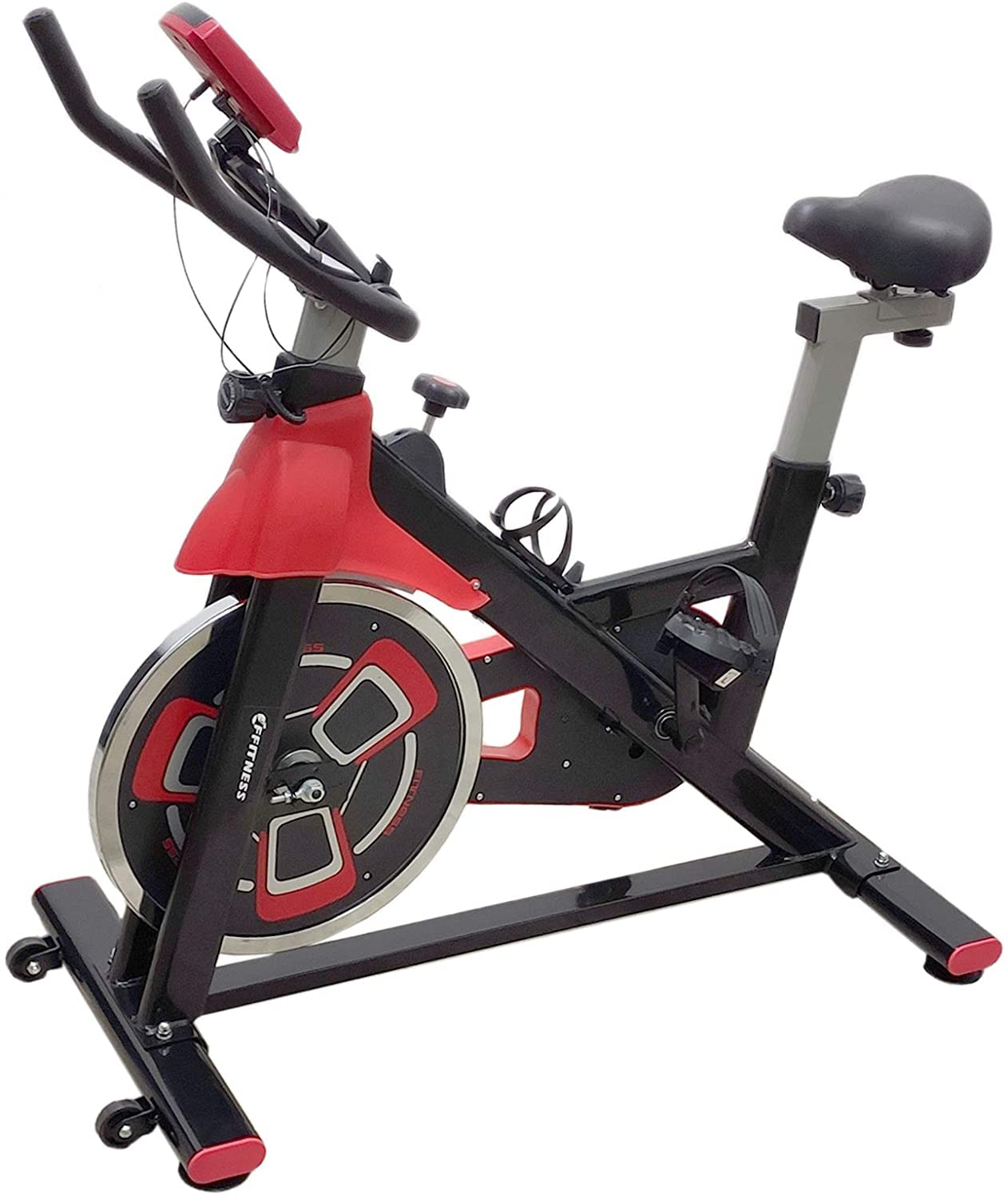 FFitness Indoor Spinning Bike Cycling Fahrrad für das Training zu Hause mit Filzpad, Cardio und Schwungrad 13 kg
