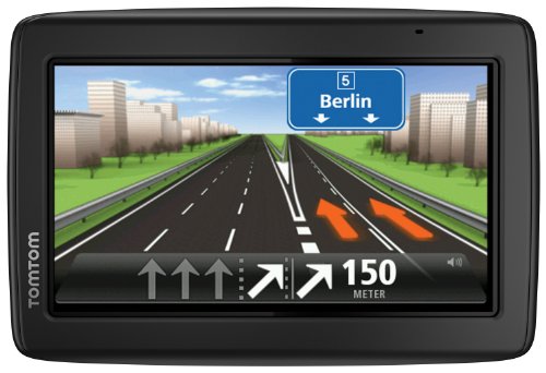 TomTom Start 25 Central Europe Traffic Navigationssystem (13 cm (5,0 Zoll) Display, TMC, Fahrspur- & Parkassistent, IQ Routes, Favoriten, Europa 19) schwarz