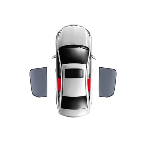 Magnetischer Auto-Sonnenschutz für Nissan Terra X-Terra 2018-2024,Auto-4-Seiten-Fenster-Visier,vorderer und Hinterer Windschutzscheiben-Sonnenschutz,2PCS Rear