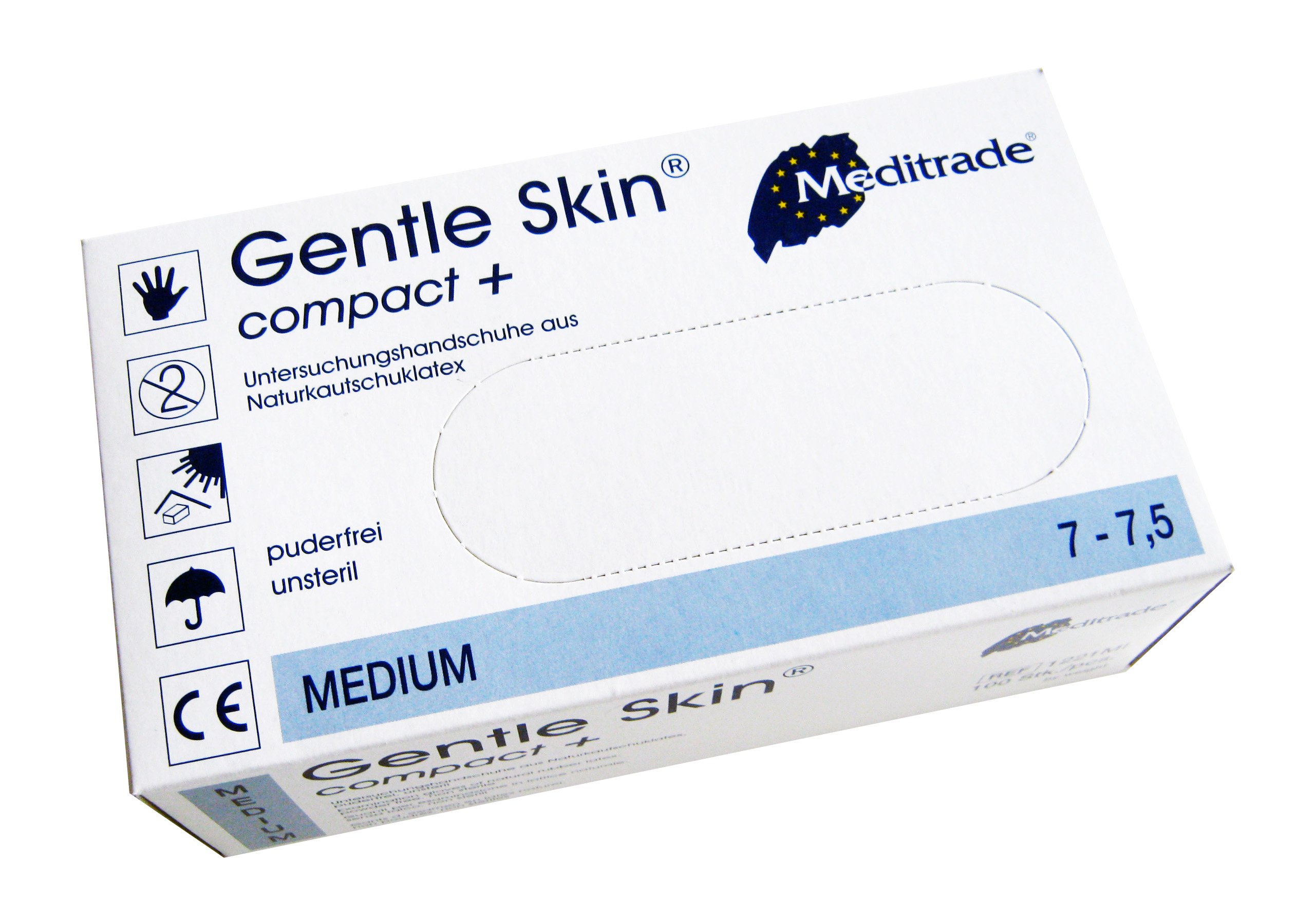 Latex-Handschuh Gentle Skin compact 1000 Stück (10 Boxen à 100 Stück) (S)