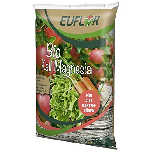 Euflor Bio Kali Magnesia 5 kg Sack • Spezialdünger zur gezielten Kalium- und Magnesiumversorgung • Zur Förderung des Blattgrünaufbaus • erhöht die Widerstandsfähigkeit gegenüber Trockenheit und Frost