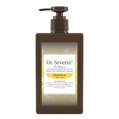 Dr. Severin® Body Aftershave Balm Propolis Protection | Beruhigt die Haut, entzündungshemmend, antibakteriell + lindernd | gegen eingewachsene Haare + Rasierpickel | stärkt die Haut | schnelle Wirkung