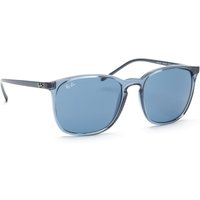 Ray-Ban Herren 0RB4387 Sonnenbrille, Blau (Transparente Blue), 56