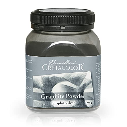 Cretacolor Graphitpulver | hochwertiges Künstler Pulver in Kunststoffdose | 150 g