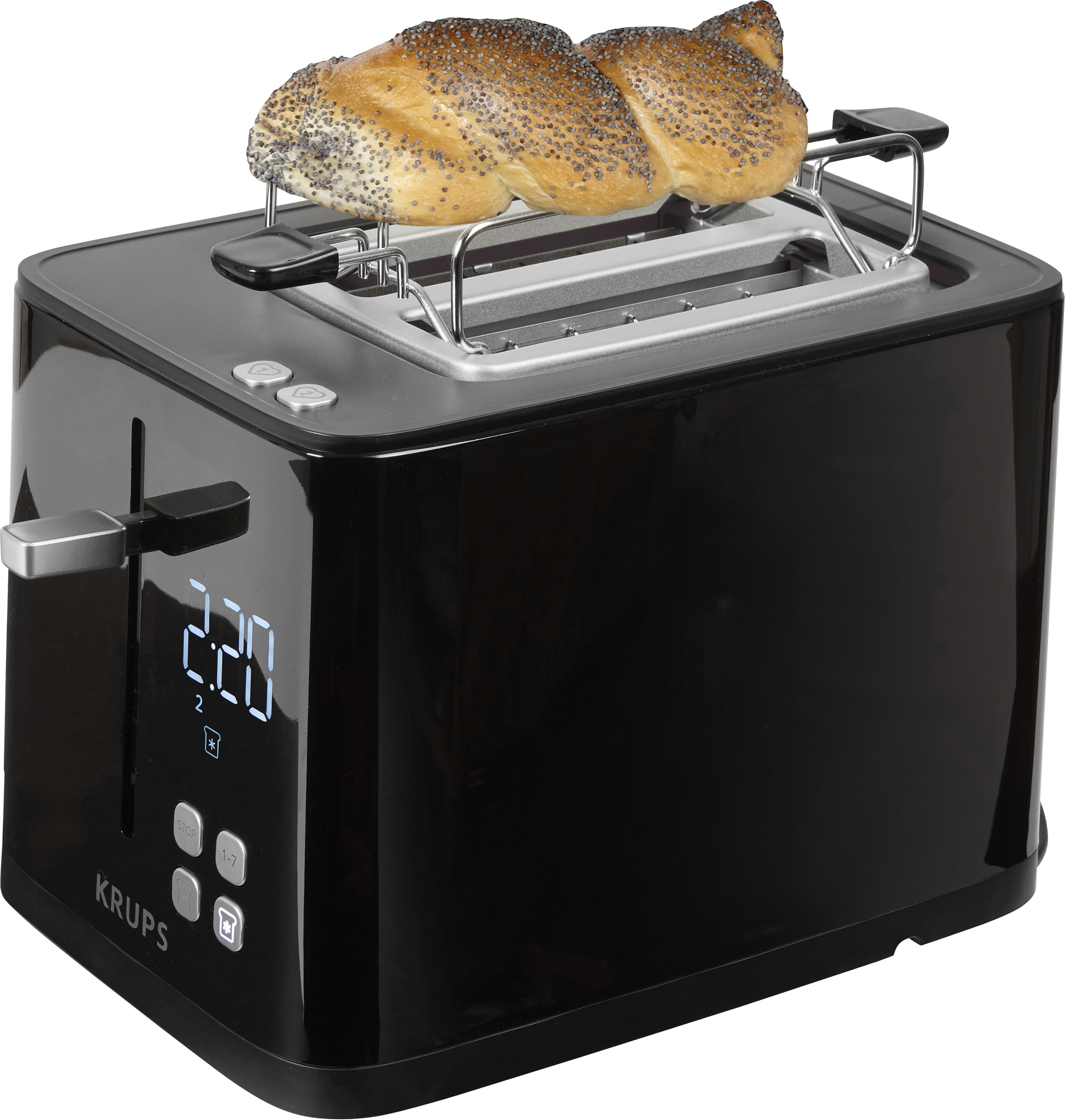Krups Toaster "KH6418 Smartn Light", 2 kurze Schlitze, 800 W