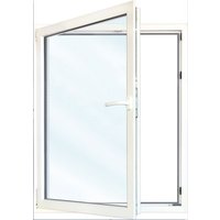 Meeth Fenster 100 x 120 cm DIN links 1 Flügelig Dreh-Kipp, Innen Weiß / Außen Golden Oak