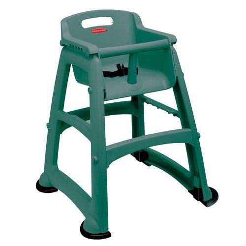 Rubbermaid Commercial Products Sturdy Baby Chair with Feet - Dark Green