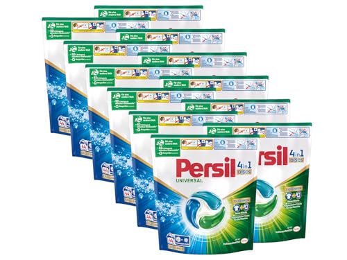 Persil Universal 4in1 DISCS 528 Waschladungen (12x 44WL), Universal Waschmittel mit Tiefenrein Technologie, Vollwaschmittel für reine Wäsche und hygienische Frische für die Maschine
