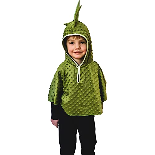 Krause & Sohn Drache Dinosaurier Fuchir Kostüm für Kinder Größe 98 grün Fasching Kindergeburtstag