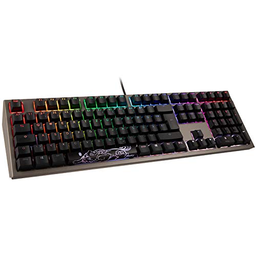 Ducky Kompatible Shine 7 PBT Gaming Tastatur, MX-Speed-Silver, RGB LED - Gunmetal