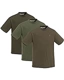 Pinewood T-Shirt 3er Pack Herren grün