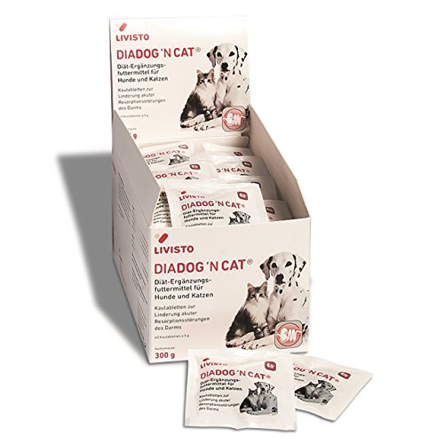 Livisto 60x5 g DiaDog N Cat für Hunde & Katzen