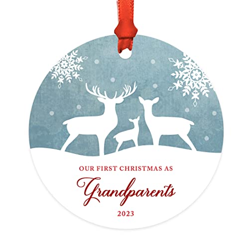 Andaz Press Family Christmas Rustikaler Winter-Schneeflocken aus Metall