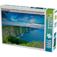 CALVENDO Puzzle Sehnsucht Irland - Die Cliffs of Moher in County Clare sind eines der grandiosesten Naturschauspiele 1000 Teile Lege-Größe 64 x 48 cm Foto-Puzzle Bild von Stefan Sattler