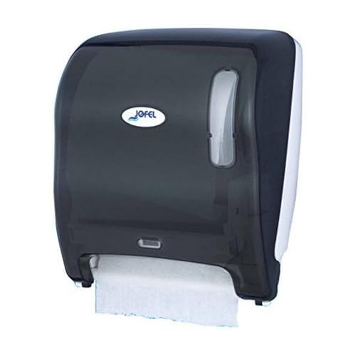 Toilettenpapierhalter Großrollen Jofel ag18550 azur Endlospapier Spender, automatische Top, Batterien und Netzwerk, fumé