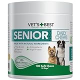 Vet's Best Daily Soft Chews - Supplements for Senior Dogs, 180 Chews
