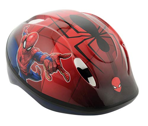 Spiderman Jungen Safety Helmet Sicherheitshelm, rot, 48-54cm
