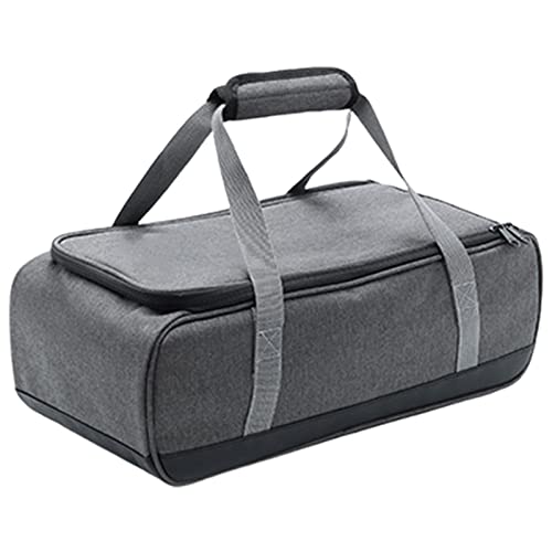 Saterkali Picknicktasche leicht zu transportieren Mehrzweck Wiederverwendbare ergonomische Griff -Topfspeicherbeutel zum Wandern Grau