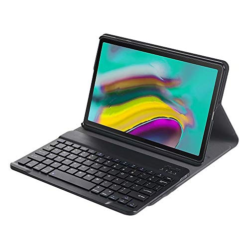 Lobwerk 3in1 Bluetooth Tastatur (Weiß) + Maus + Cover für Samsung Galaxy Tab A T510 T515 10.1 Zoll Case Schutz Hülle Tasche Keyboard