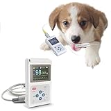 Amhuui Veterinär-Blutdruckgerät, Veterinär-Blutdruckmessgerät Mit LCD-Display, Automatisches BP-Gerät Für Den Tiergebrauch, Für Haustiere, Tiere, Katzen, Hunde