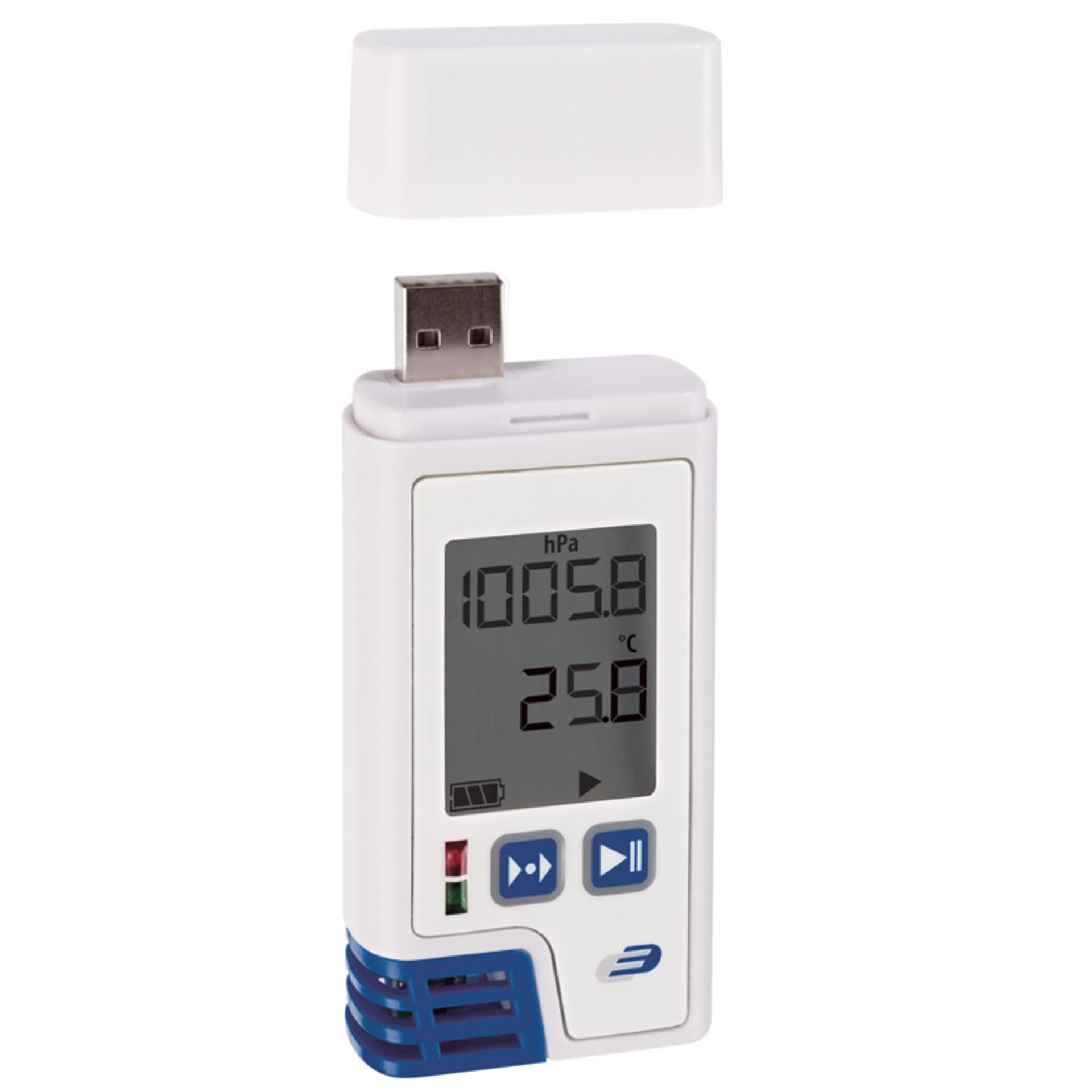 Dostmann Electronic PDF-Datenlogger LOG220 mit Display für Temperatur Luftfeuchte Luftdruck Klimalogger