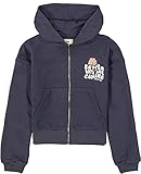 Garcia Kids Mädchen Cardigan Sweat Sweatshirt, Blue Heather, 128/134