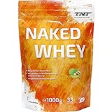 TNT Naked Whey Protein Pulver (1kg) • Eiweißpulver mit Laktase für Protein Shake, Backen & Kochen • Tolle Löslichkeit & leckerer Geschmack (Pistazien-Eis)