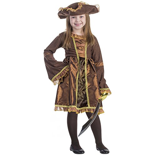Dress Up America Kostüm des kleinen Piratenmädchens