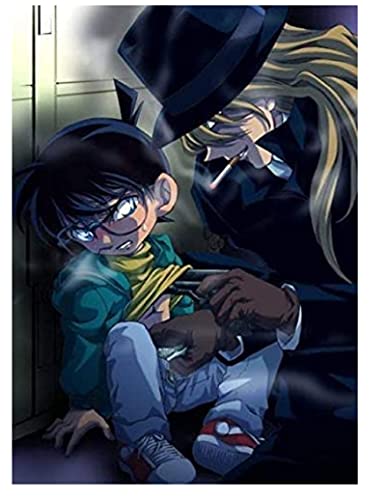 JYSHC Holz Puzzle 1000 Teile Japanischer Anime Detektiv Conan Poster Erwachsene Kinder Spielzeug Dekompressionsspiel Fx81Nj
