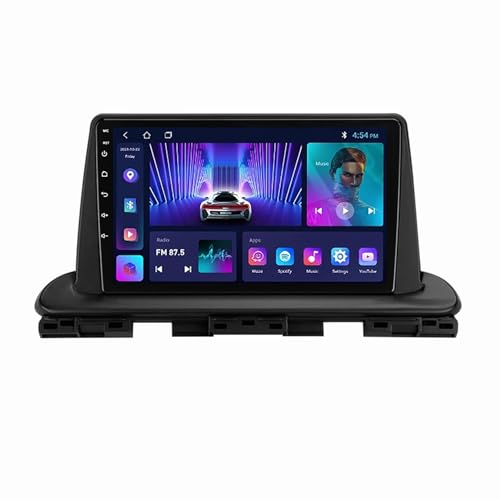 9 Zoll Touchscreen Android 12 Autoradio Für KIA Cerato 4 2018-2021 Mit Wireless CarPlay/Android Auto Unterstützung Bluetooth HiFi WiFi GPS Navigation SWC DSP RDS + Rückfahrkamera (Size : M300S - 8 Co