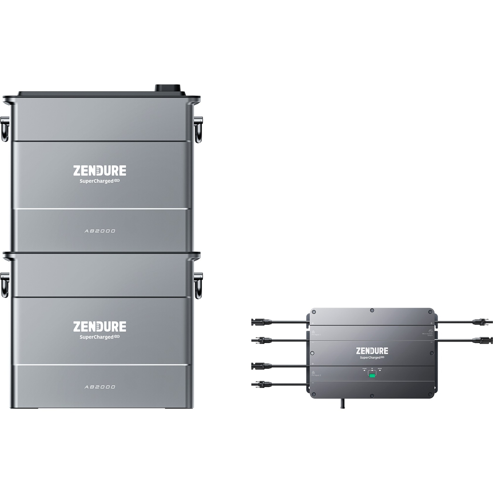 SolarFlow Set 3,84kWh, Smart PV Hub inkl. 2x Powerstation AB2000, 0% MWST