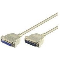 MicroConnect - Serielles / paralleles Kabel - DB-25 (M) bis DB-25 (W) - 3 m