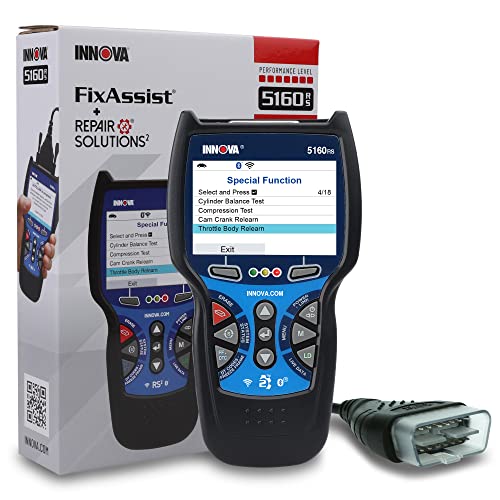 Innova 5160RS Pro OBD2 Scanner/Auto-Codeleser mit ABS, SRS, Live-Daten, TPMS, Batterietest und Servicelicht-Reset