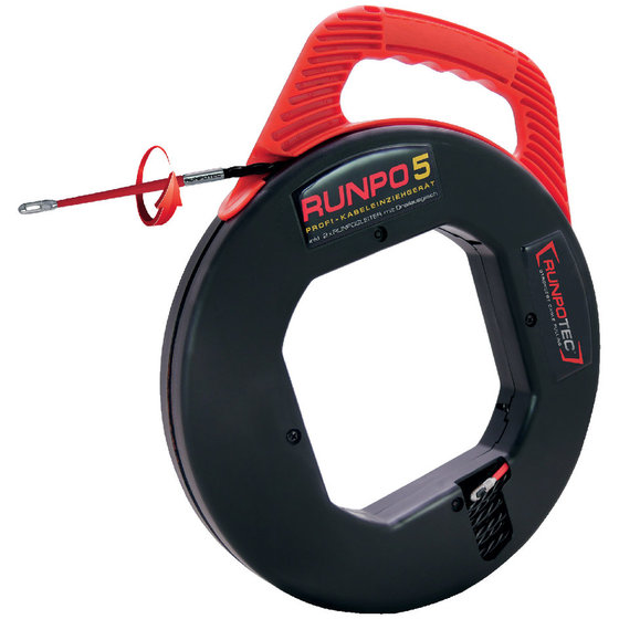 RUNPOTEC - RUNPO 5 Profi-Kabeleinziehgerät mit Kunststoffbox, 30mm