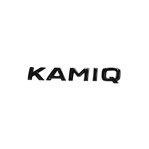 Kamiq Schriftzug schwarz Heckklappe Emblem Buchstaben Blackline Logo Aufkleber