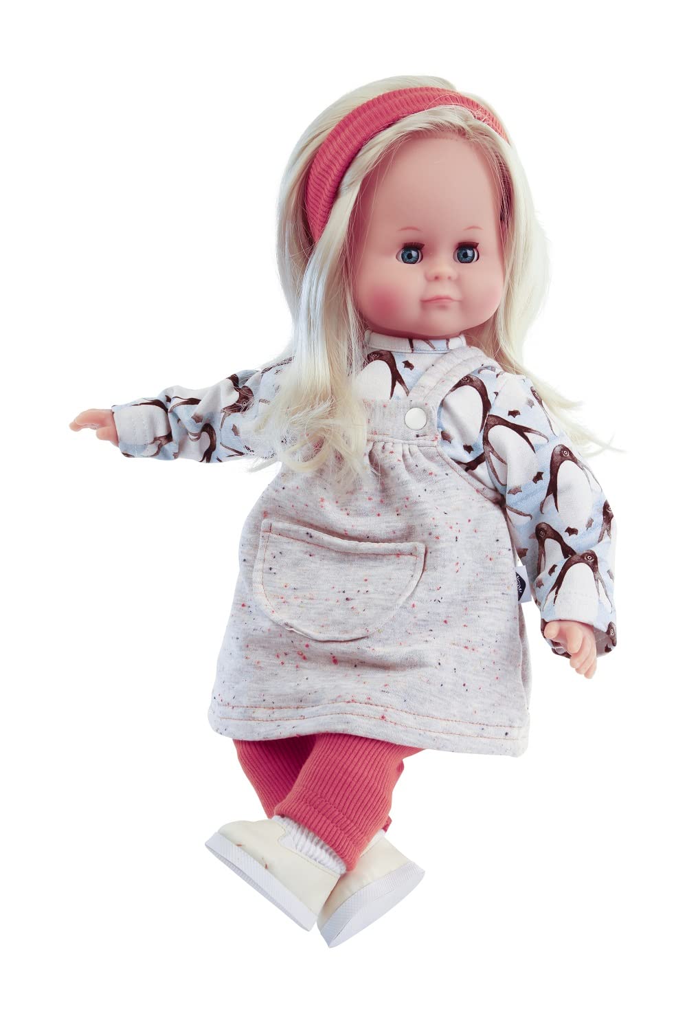Schildkröt Puppe Schlummerle Gr. 37 cm (kämmbare Blonde Haare, Blaue Schlafaugen, Baby Puppe inkl. Kleidung) 2037158