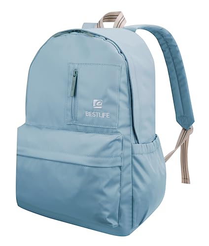 BESTLIFE Unisex COL-Rainbow School Backpack, Black