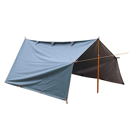 Tubayia Tragbare Wasserdicht Camping Zeltplane Sonnenschutz Zelt Tarp Plane für Outdoor Picknick