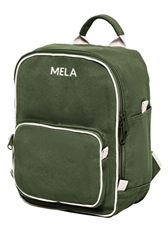 MELA - Rucksack MELA II Mini | Nachhaltig mit Fairtrade Cotton, GOTS & Grüner Knopf Zertifizierung, Farbe:olivgrün