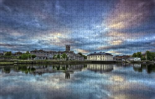 GUOHLOZ Puzzle 1000 Teile - Puzzle für Erwachsene und Kinder ab 6 Jahren, Puzzle mit Landschafts-Motiv, Irland, 75x50cm