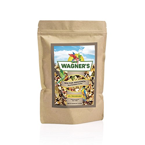 Wagner's ® | Mix - Papageienfutter für Amazonen - 2,5 kg Saaten & Obst