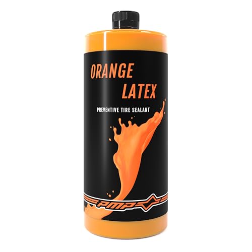 PMP Orange Latex - Tubeless Reifendichtmittel Pannenschutzflüssigkeit für schlauchlose MTB- und Rennrad. Ihre Pannenversicherung. 1000 ml Flasche