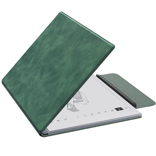 MoKo Hülle für Remarkable Tablet 2 10,3-Zoll 2020, Ultradünne Magnetische Tablet Hülle mit Breitem Stiftschutzverschluss Schutzhülle Case für Remarkable 2, Smaragdgrün