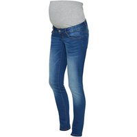 MAMALICIOUS Damen MLFIFTY 002 Slim Jeans NOOS, Blau (Medium Blue Denim), W26/L34