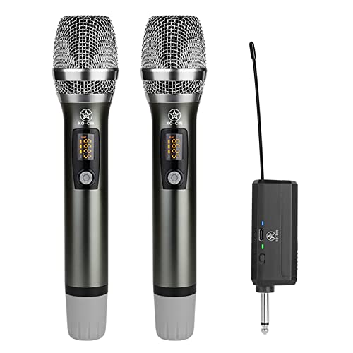 Ashikoi Mikrofon ohne Universal, 1 Drag 2, tragbares Mikrofon, U-Segment, FM-Mikrofon, für Karaoke-Szene im Freien