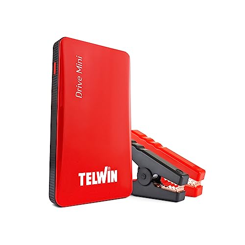 Telwin Drive Mini 3in1 12V-Lithium-Starthilfegerät, Power Bank und LED Leuchte, 1000A
