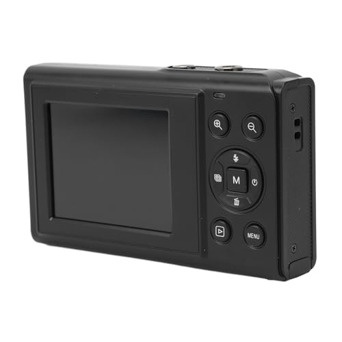 Digitalkamera 4K, 44 MP, IPS-Display, 6,1 cm (2,4 Zoll), digitaler Zoom, 16 x 4K, Kompaktkamera für Jugendliche, Schwarz