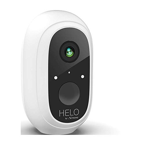 HELO by STRONG Überwachungskamera, Erweiterung für HELO Camera KIT, (Full HD, kabellos, langlebiger Akku, wasserdicht, Indoor, Outdoor, Nachtsicht), weiß