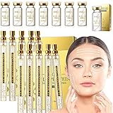 Instalift Korean Protein Thread Lifting Set,2+8Pcs Soluble Protein Thread And Nano Gold Essence Combination,Instalift Protein Thread Lifting Set,Absorbable Collagen Thread for Face Lift (2+8PCS)