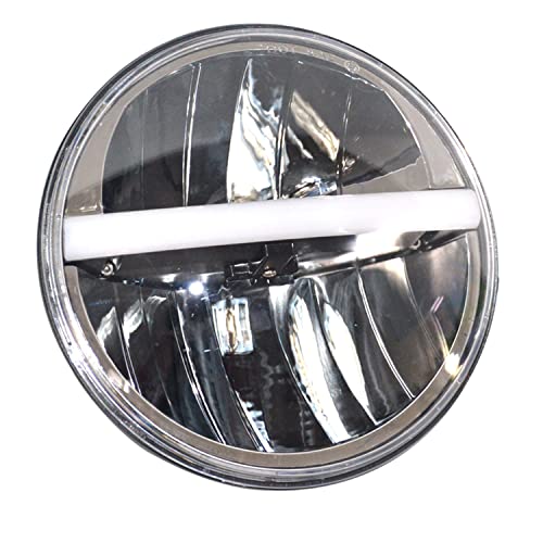 sxma 17,8 cm weiß DRL rund LED Scheinwerfer mit High/Low Beam für Harley Davision